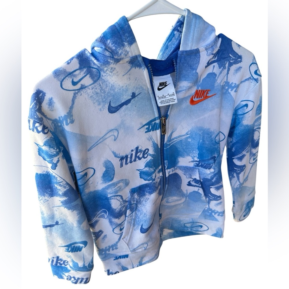 Nike Boys' Daze Watercolor Logo Print Hoodie
